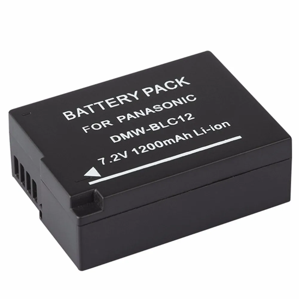 Safe 1200MAH 7.2V Rechargeable Li ion Battery Camera Battery Pack Black