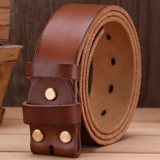 solid brass buckle 2019 full grain 100% genuine leather mens belts ...