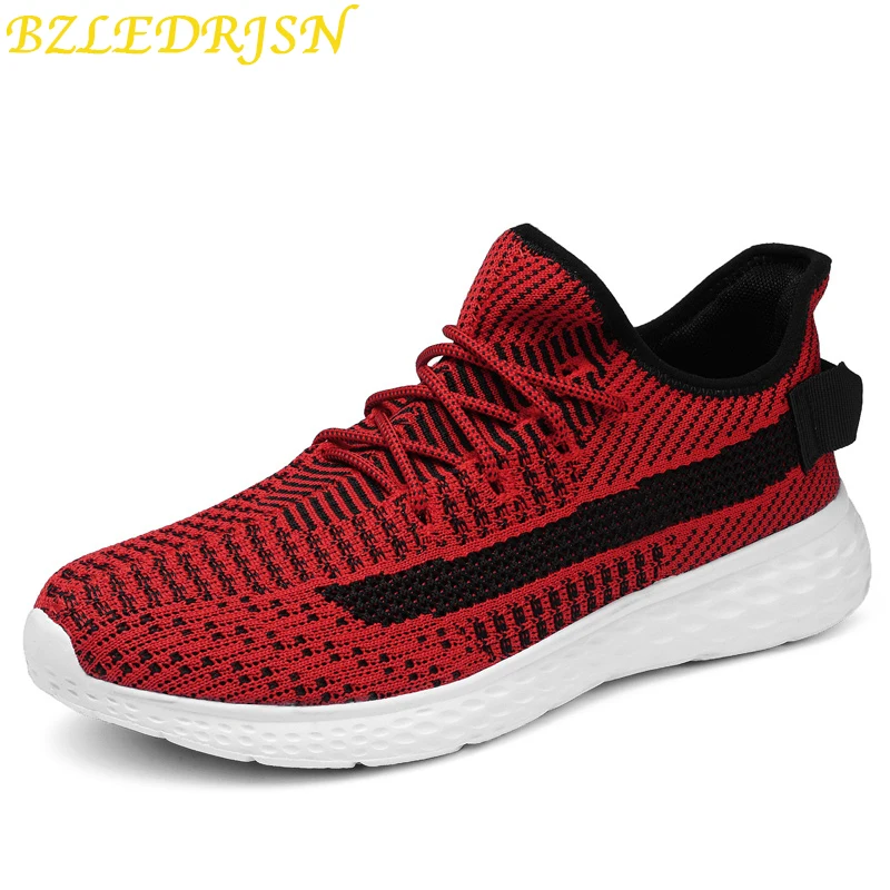 

Popular Spring Autumn Men Running Shoes Breathable Outdoors Sports Shoes Zapatos Lightweight Comfortable Athletic Male Sneakers