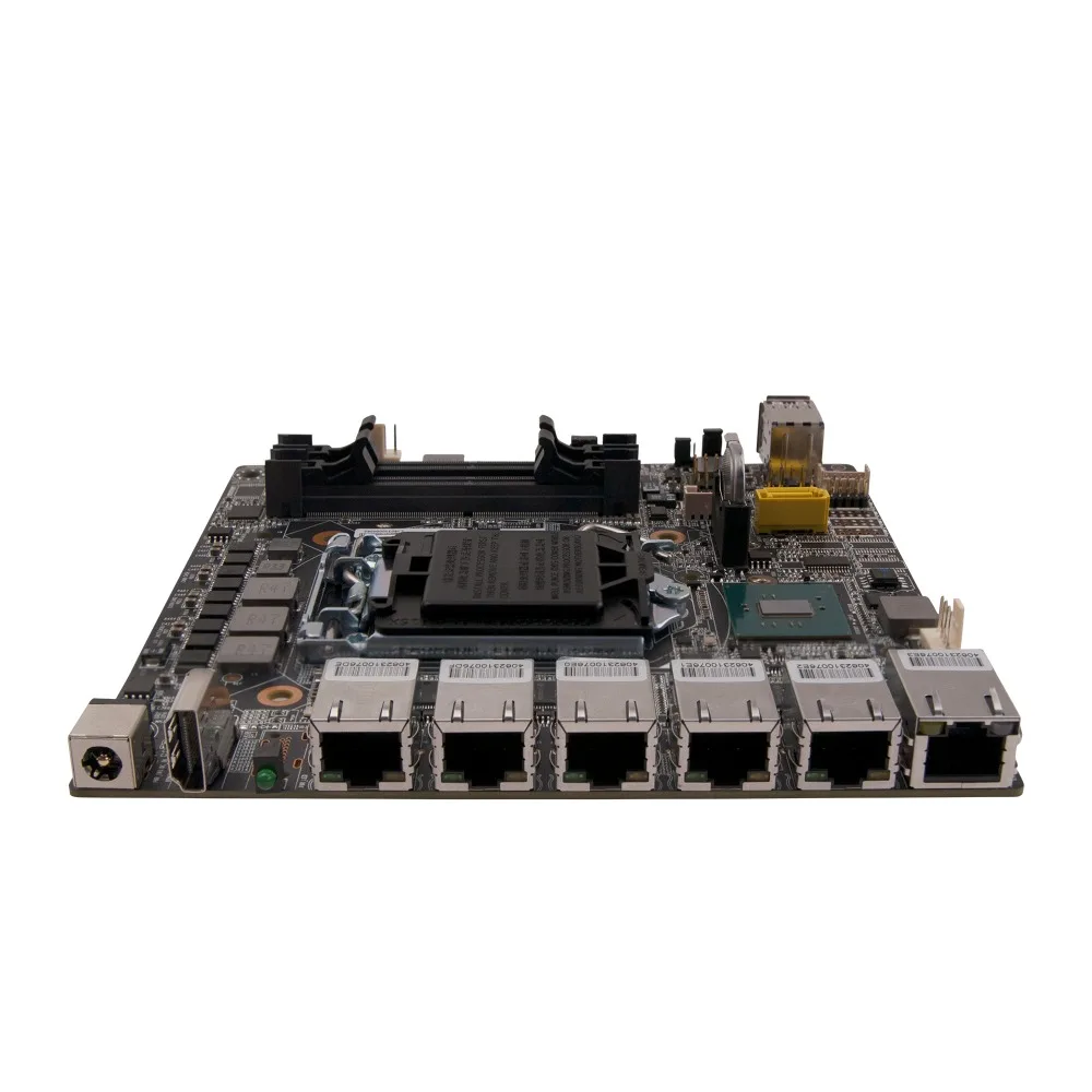 6 LAN Fanless Skylake-S/Kabylake-S MIni Itx motherboard Support AES-NI,Firewall