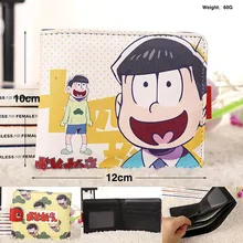 Новое поступление: аниме osomatsu San короткий Изысканный кошелек из синтетической кожи/Желтый кошелек на пуговицах