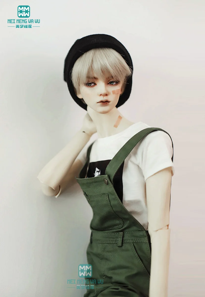 BJD Одежда для куклы подходит для 65-72 см DK SD17, POPO68 BJD uncle модный красивый джинсовый комбинезон Футболка с принтом ветровка с завязками