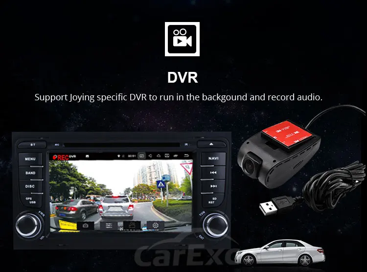 Clearance CarExc Android 9.0 For Audi A4 S4 RS4 SEAT EXEO Car DVD Player With GPS Navigation System WiFi Bluetooth USB SD Radio Multimedia 24
