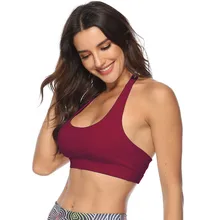 Женская сексуальная одноцветная одежда для бега и спортзала, быстросохнущее женское нижнее белье, майка для фитнеса и тренировок, новинка, летний тренд для женщин#40