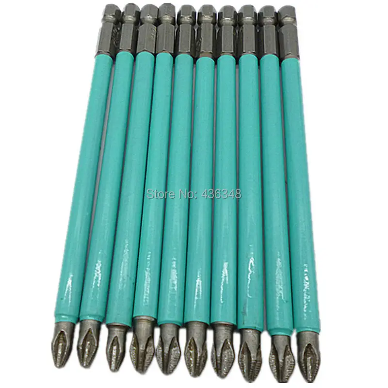 

10pcs 125mm Hex Phillips Ph2 Magnetic Screwdriver Bits Antislip Head Driver Bit Hex Shank Anti Slip Electric Screwdriver Bit Set