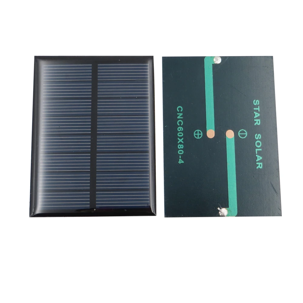 4V 150mA 0,6 ватт солнечная панель Стандартный эпоксидный поликристаллический кремний DIY батарея заряд энергии Модуль Мини Солнечная батарея игрушка