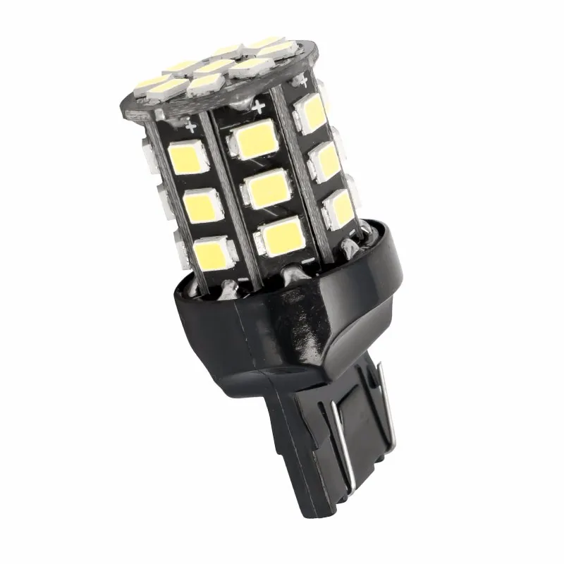 2 шт. супер яркий T20 7443 W21/5 Вт 33 светодиодный 2835 smd авто фары Задний противотуманный фонарь 21/5W Автомобильные фары дневного света белый цвет красный, желтый