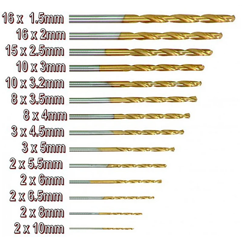 PROSTOEMER 99 шт./компл. 1,5-10 мм HSS Сверло высокого Сталь Титан сверла, покрытые нитями высокоскоростного машина для обработки деревянных инструмент Аккумуляторный шуруповерт