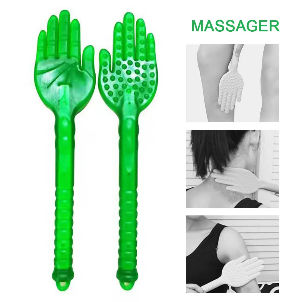 Body Massager Silicone Back Scratcher Palm Beat Sticks Relax Massage