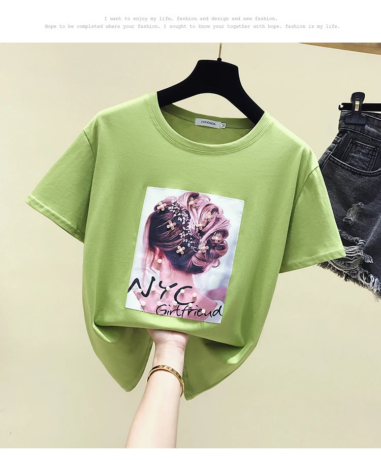 Gkfnmt, Корейская хлопковая футболка, женская одежда, летние топы с коротким рукавом, Kawaii, женская футболка, Повседневная белая, Harajuku, футболка