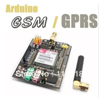 Arduino GSM SIM900 GPRS Shield EFCom w/4 Frequency Antenna 9V Power Adapter