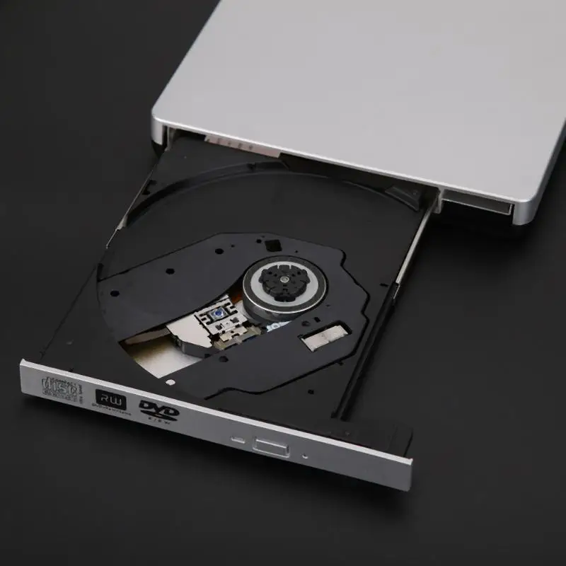 USB 3,0 тонкий внешний CD-RW DVD+-RW DVD-RAM горелки привод писатель для портативных ПК