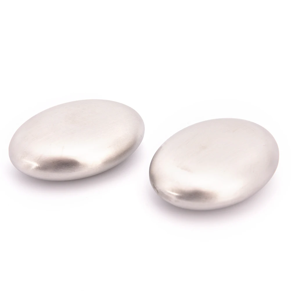

1Pc Soap Oval Shape Deodorize Smell Removing Garlic Magic Eliminating Toilet Hand Wash Replacement Stainless Steel Jar Tube