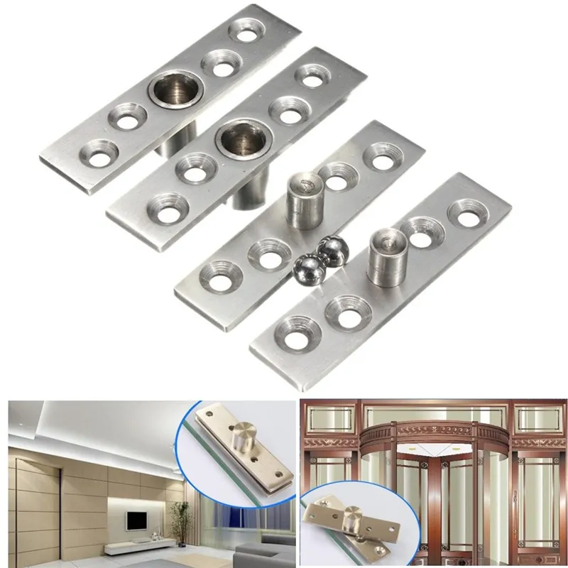 1 пара петли из нержавеющей стали длина 74 мм 360 градусов|door pivot hinge|door pivotpivot hinge |