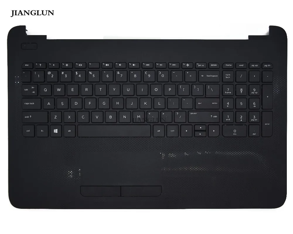 JIANGLUN Замена Полный ладоней с США клавиатура для hp 250 G5 черный