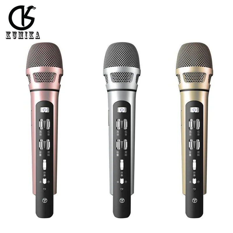 Tuxun k9 Wireless Microphone Bluetooth FM Karaoke Microphone Car