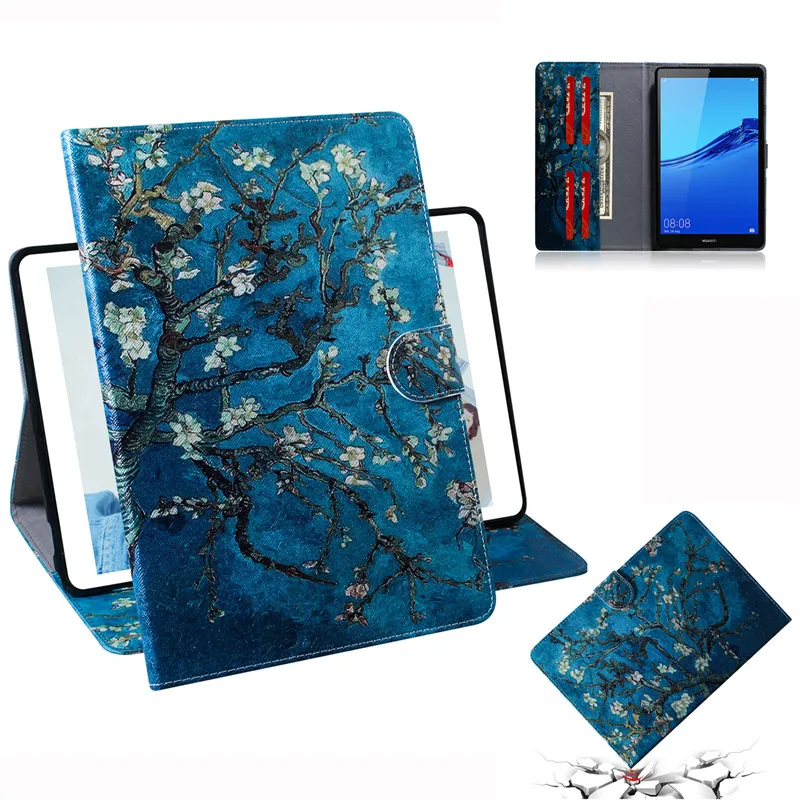 Чехол книжка для планшета Samsung Galaxy Tab A8 10. 0 Φ P205 кожаный чехол подставка с цветным