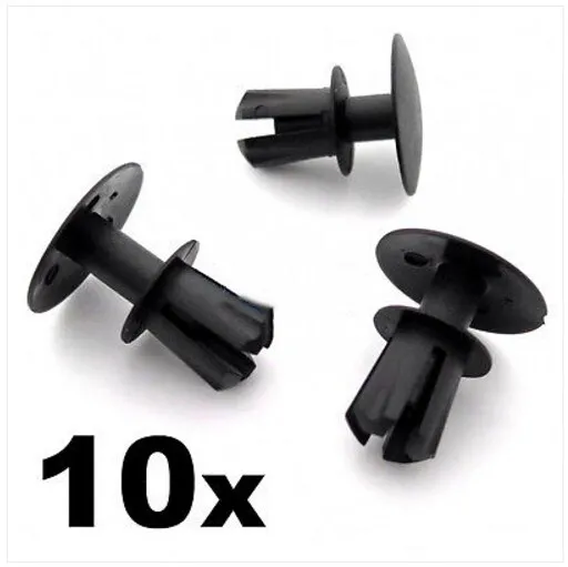 10x aピラー& d 柱トリムクリップ用レンジローバースポーツ、8ミリメートルプラスチックリベットtrim clipsplastic