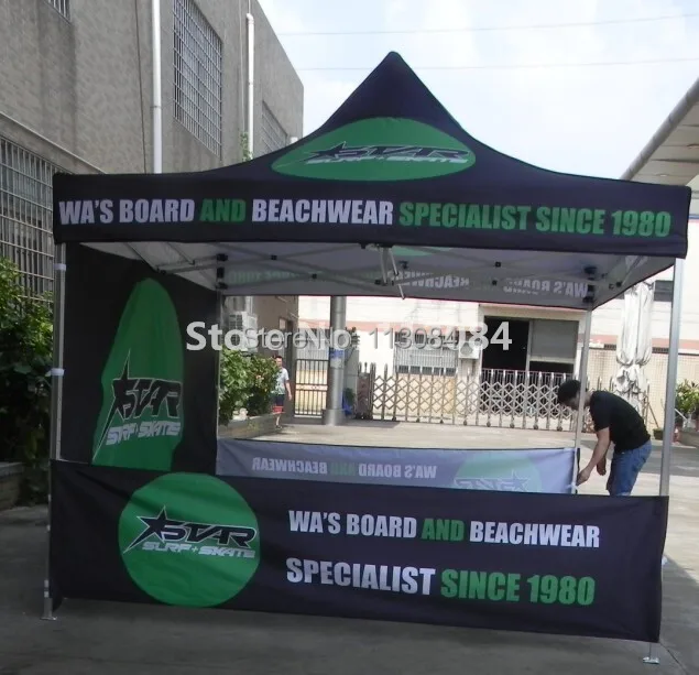 

FREE SHIPPING ! Logo printing professional aluminum frame 3m x 3m (10ft x 10ft ) pop up gazebo instant canopy awning event tent