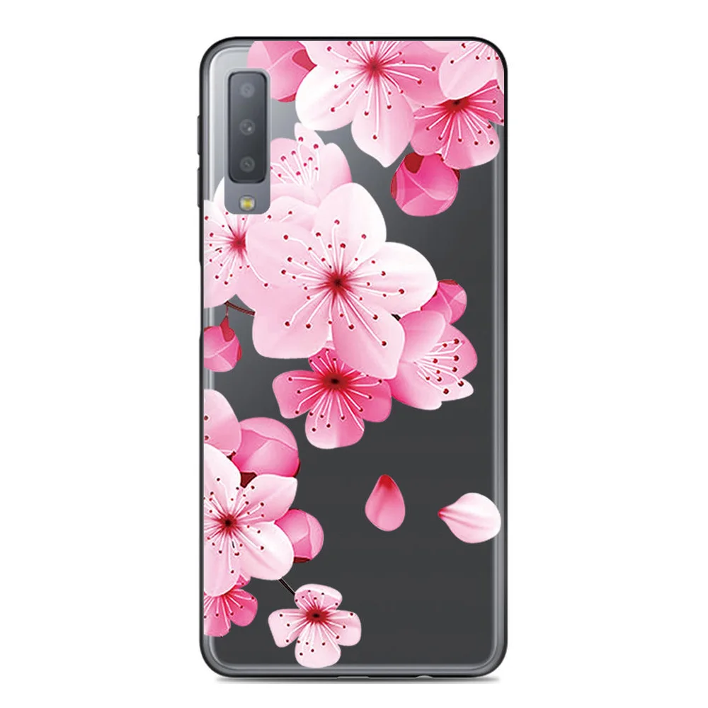 KSAM1037G_1_Painted Soft Case for Samsung Galaxy A7 2018 SM-A750F 6.0 inch Silicone Phone Cases