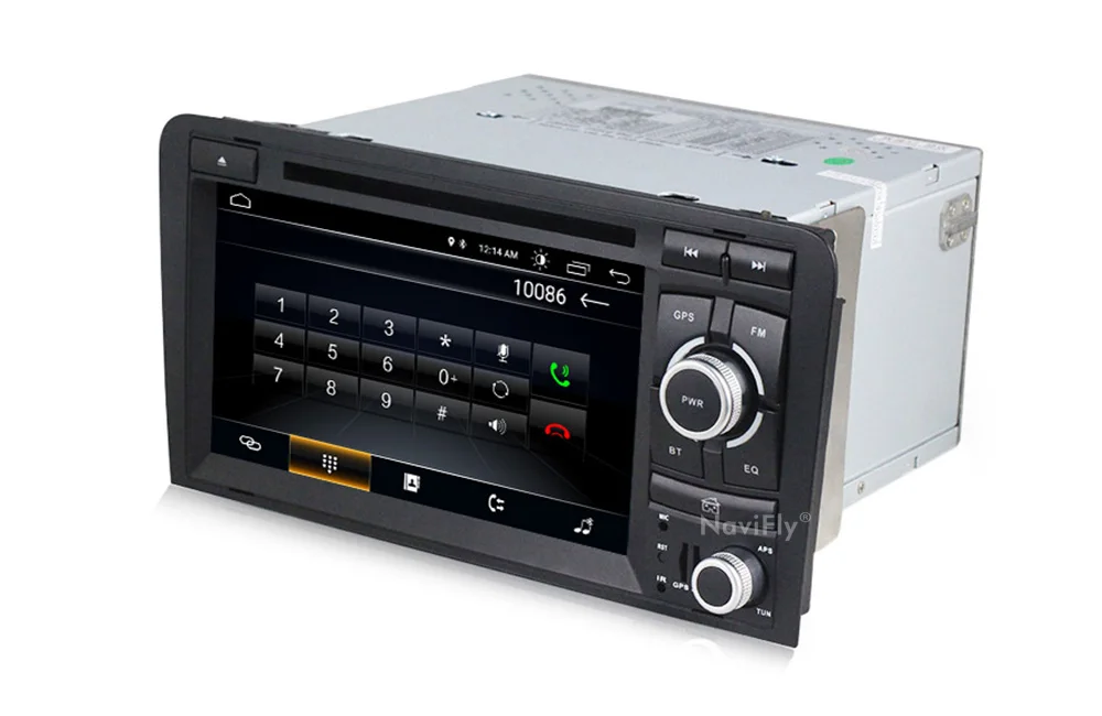 Excellent NaviFly Android 8.1 Car dvd GPS Navigation for Audi A3 S3 2003-2013 Car radio multimedia aoturadio player Canbus HD 1024*600 17