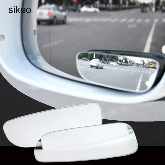 2Pcs Car Mirror 360 Degree Wide Angle Convex Blind Spot Mirror Parking Auto Motorcycle Rear View Adjustable Mirror