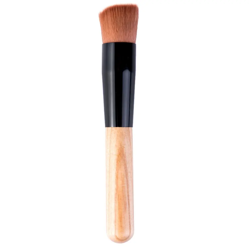 

1pcs Professional Makeup Brushes Wooden Handle Multi-Function Face Powder Foundation Contour Blush Brush Cosmetic Make Up Tools