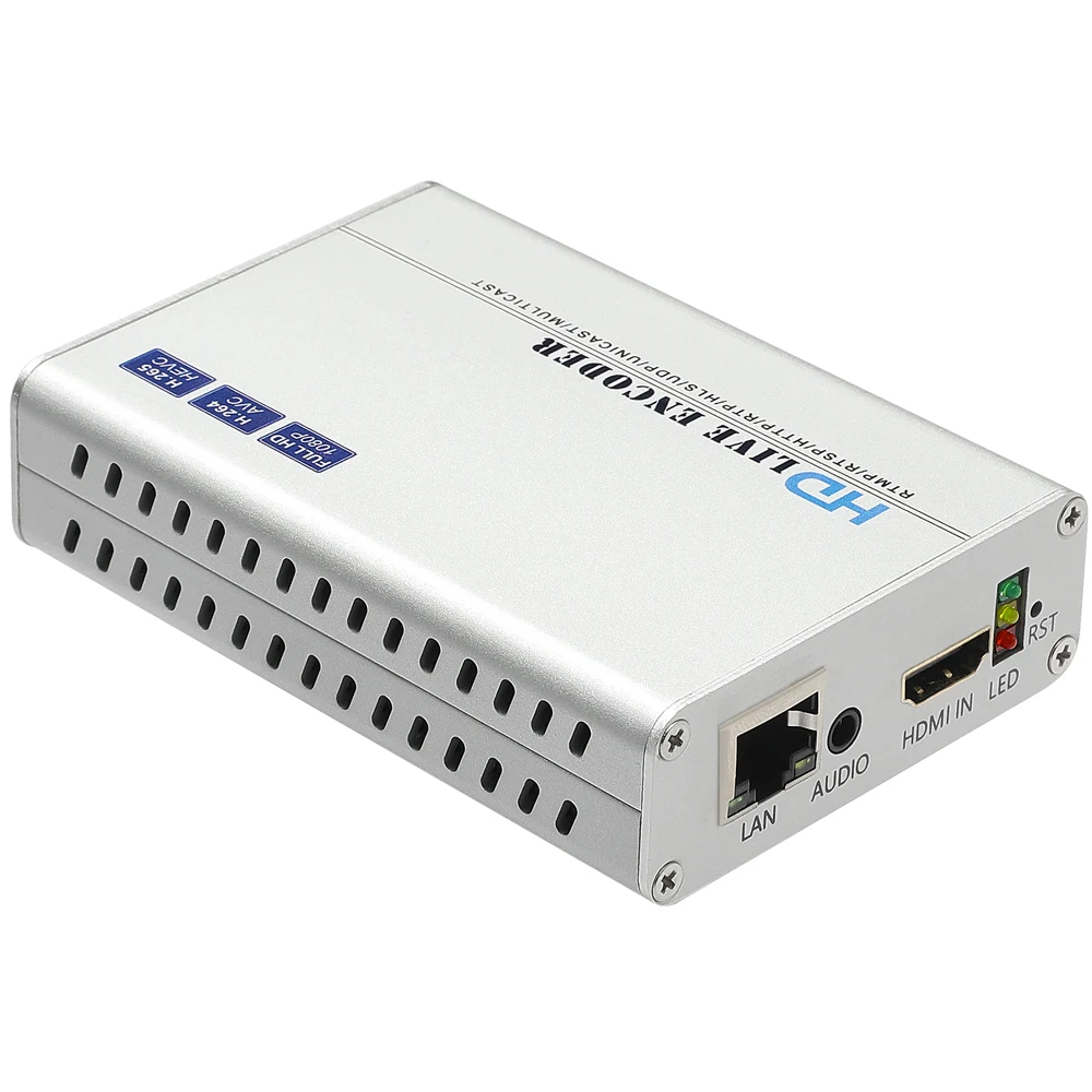 HEVC 1080P 1080i HD HDMI To RTSP RTMP UDP HLS видео потоковый кодировщик IPTV потоковая трансляция в
