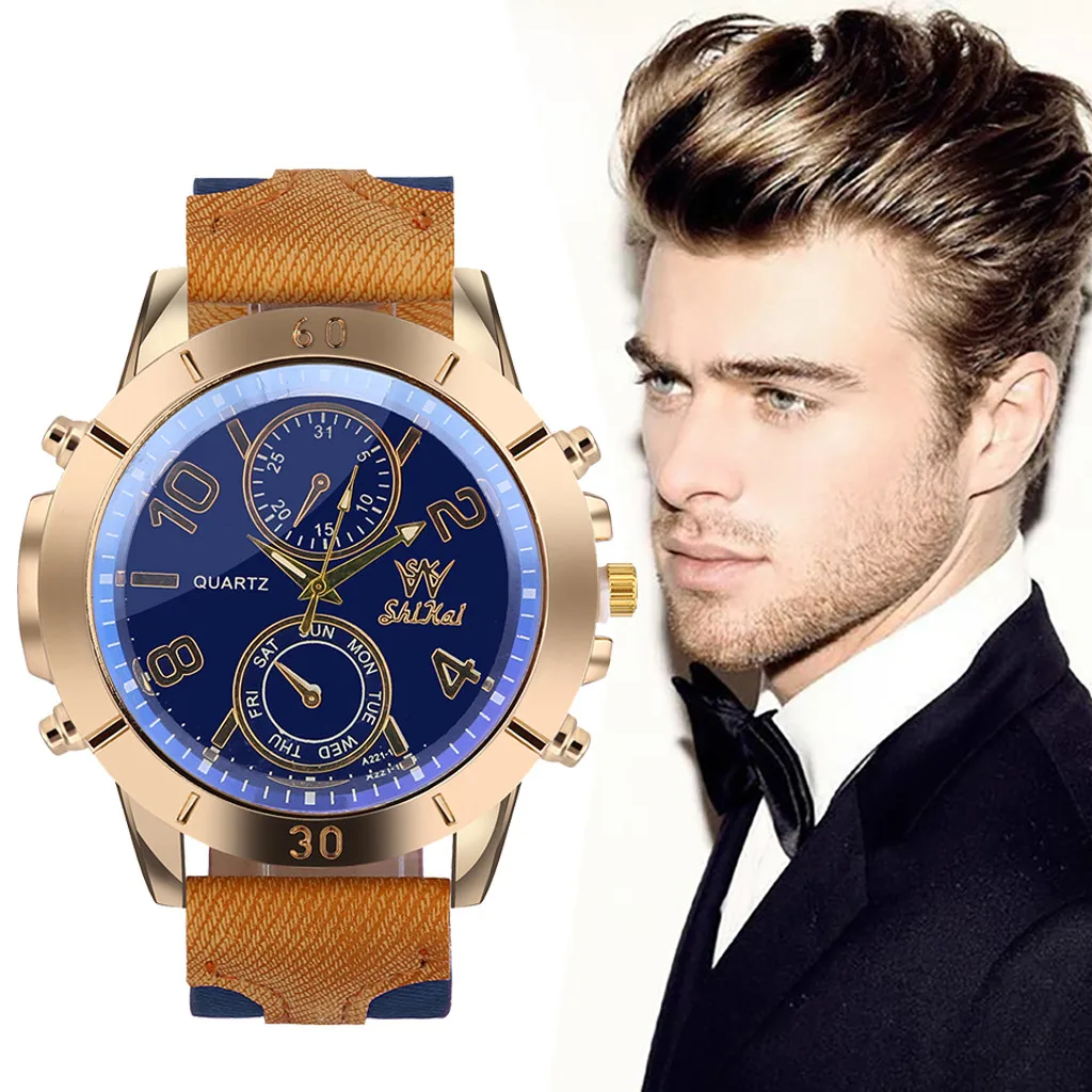 

Luxury Men Watch Business Large Dial Watch Fashion Quartz Silica Gel Watch часы мужские Relogio Masculino Male Clock Wristwatch