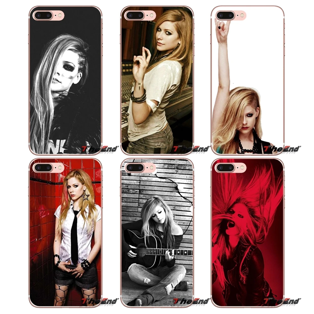 Чехол для Samsung Galaxy S3 S4 S5 MINI S6 S7 edge S8 Plus Note 2 3 4 5 Grand Core Prime Rock Singer Avril Lavigne Music Star |