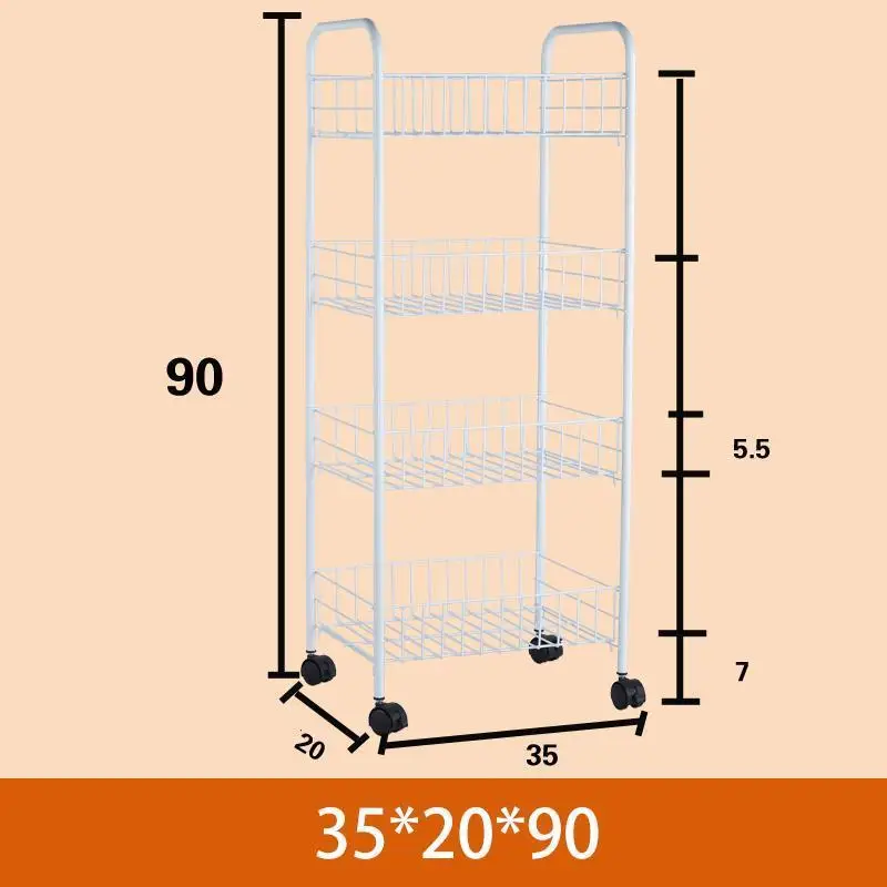 Etagere дальность кухни леса Cosas De Cocina Органайзер полки тележки с колесами кухонные полки для хранения - Цвет: Version S