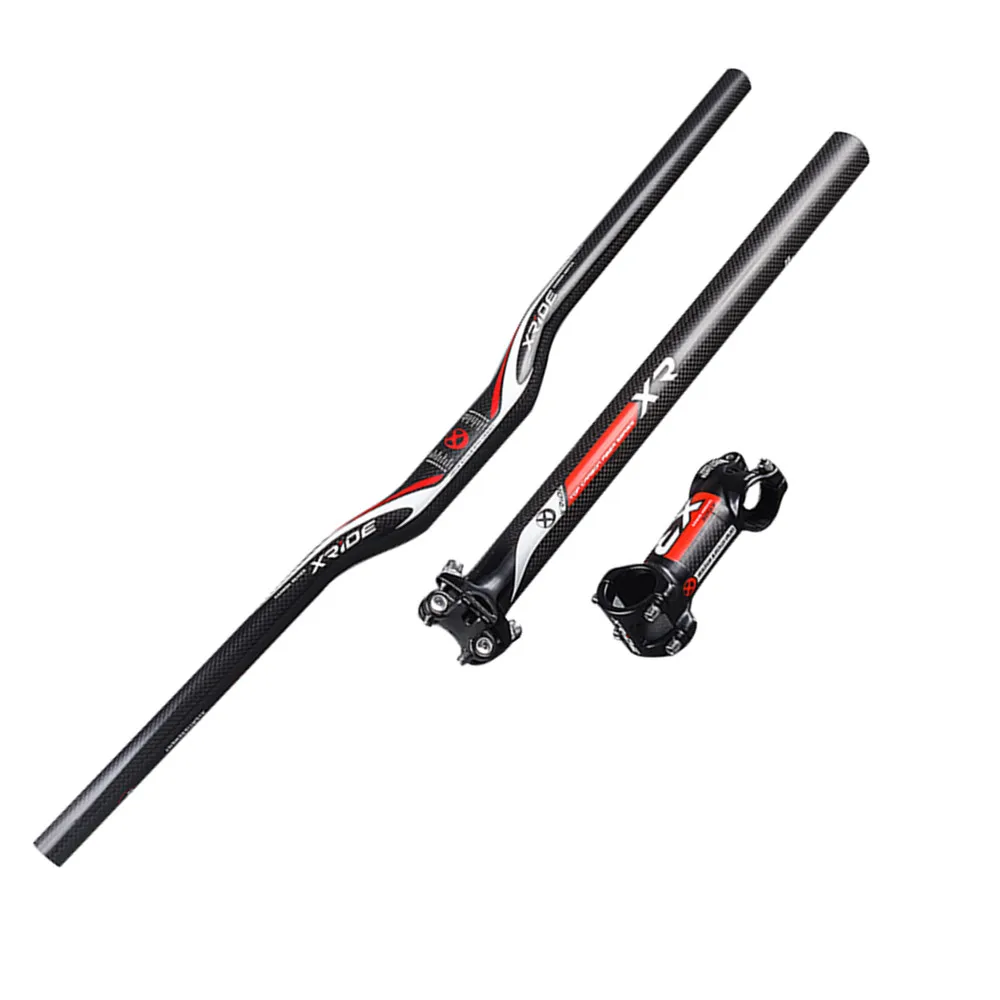Комплекты для руля MTB XRIDE XR комплекты с плоским или стоячим рулем + Шток карбоновый