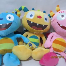 Последним мультфильм Плюшевые Игрушечные лошадки Генри hugglemonster плюшевые Игрушечные лошадки 32 см кобби, лета и Генри плюш 3 шт. комплект