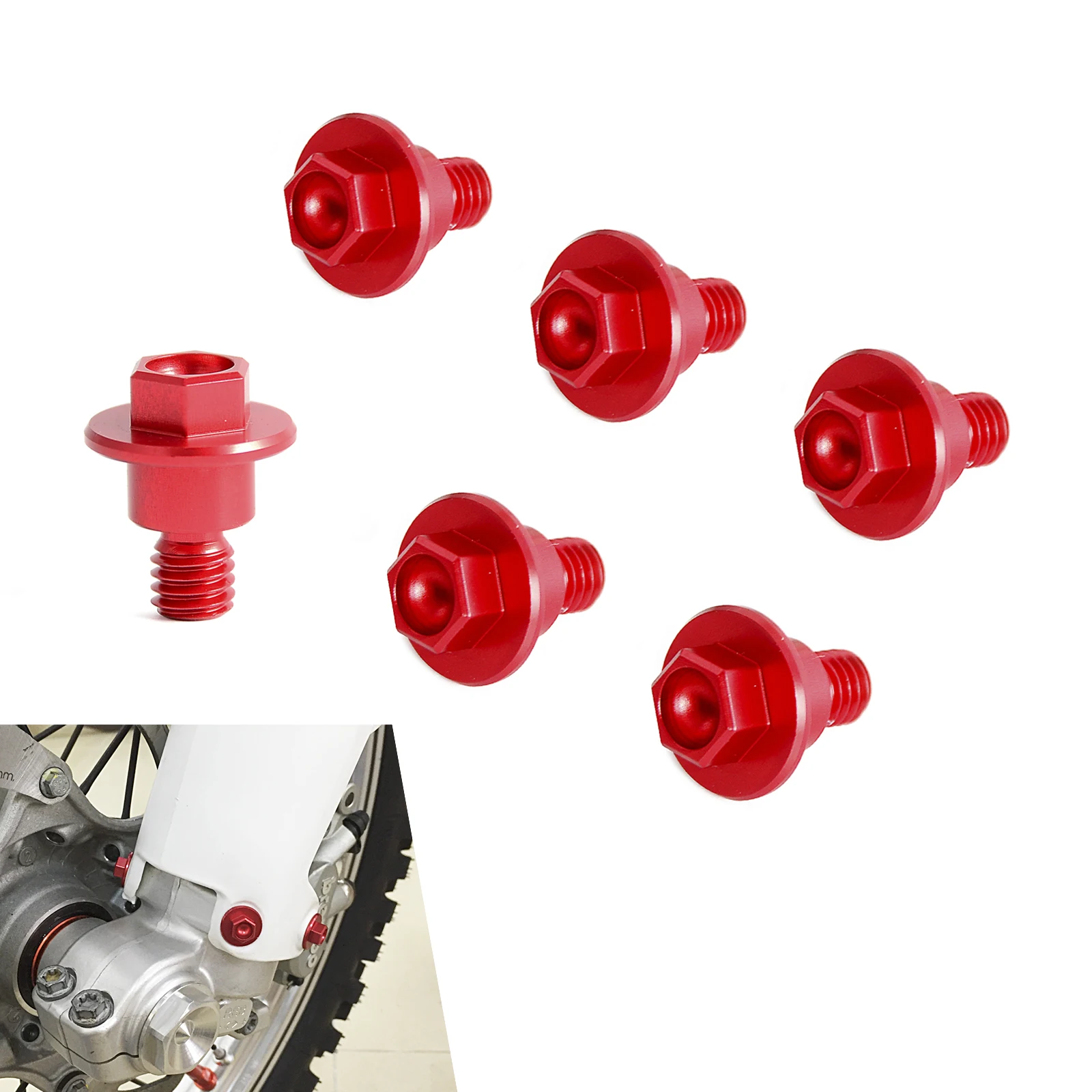 NICECNC передняя вилка гвардии болт для Honda CR 85R 125R 250R CRF 150R 250R/X 450R/RX /X 250 Rally CRM250AR CRF250L/M XR