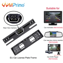 AMPirme Impermeabile Europeo Della Pagina della Targa Videocamera vista posteriore Auto di Inverso Dell’automobile di Backup Parcheggio Retrovisore Della Macchina Fotografica di Visione Notturna