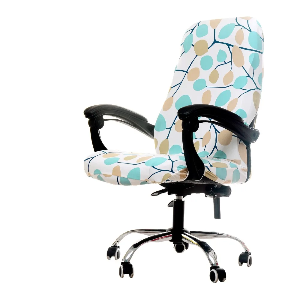 

Modern Office Computer Chair Covers Slipcover For Seat Protector Stretch Chair Cover Back Cover Washable Removeable Chair Case