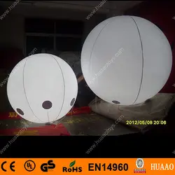 Бесплатная доставка 2 м/6.5ft гигантские надувные воздушный шар со светодиодной подсветкой внутри для рекламы