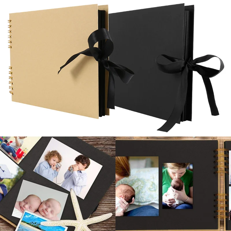 

DIY Photo Album for Wedding Anniversary Scrapbook Paper Craft Album Scrapbooking Picture Albums Memory Books Family Friend Gift