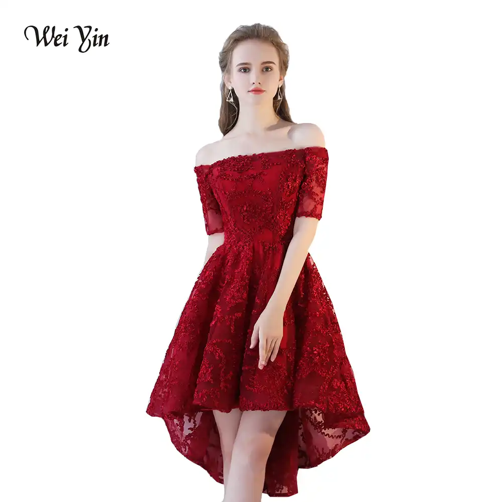 short sleeve formal gown evening dress