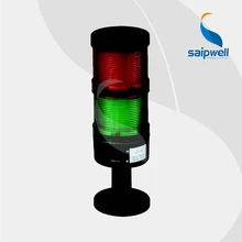 4 Вт 12/24/110/220 В постоянного тока 2 слоя светодиодный сигнал светящаяся башня/промышленная ABS лампа ровного света Предупреждение ющий свет(LT-70-2