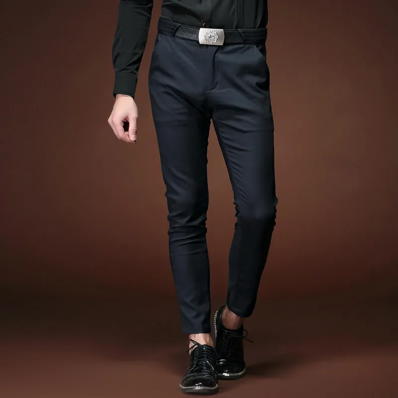 FanZhuan Весенние новые мужские джинсы узорчатый карандаш брюки модные прямые повседневные тонкие 15813 Европа
