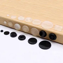 100 шт Самоклеющиеся дверные буферные накладки резиновые силиконовые ножки ящики для шкафа прозрачные полукруглые бамперы мебельные дверные аксессуары