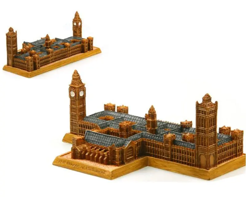 Британский парламент дом творческий Изделия из смолы достопримечательность с мировой известностью модель Туризм подарочные сувениры коллекция домашний декор