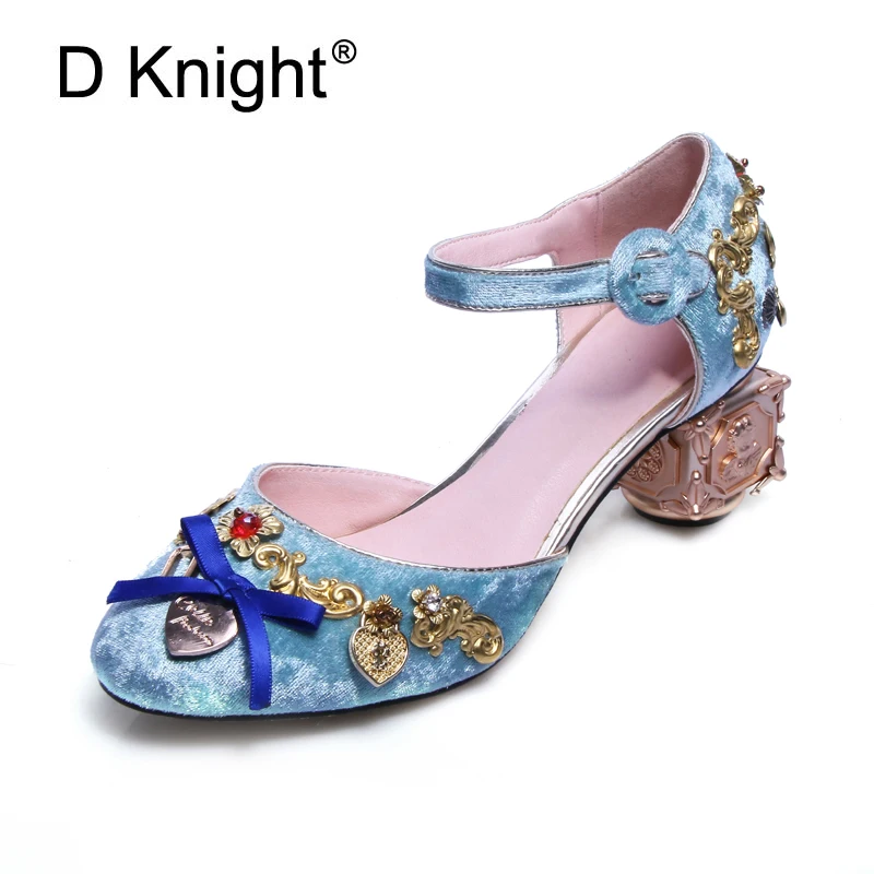 

Women Pumps Sexy High Heels Shoes Woman Red Metal Decoration Wedding Shoes High Heels Bride Party Shoes Summer Hight Heel Sandal