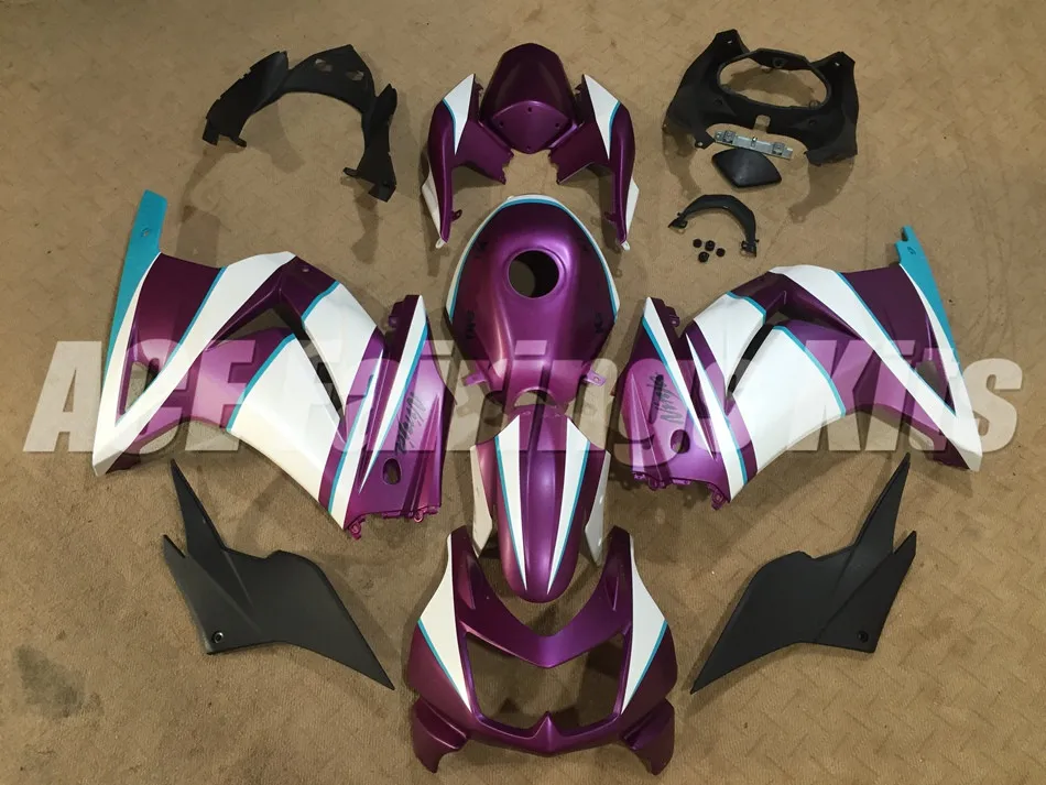 

New Injection ABS Fairing kit for Kawasaki ninja250 2008-2014 EX250 250 2008 09 10 11 12 13 14 fairings +Tank cover glossy pink