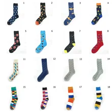 YJSFG дом унисекс Happy Socks Для мужчин женщин Хлопок лодыжки Англия