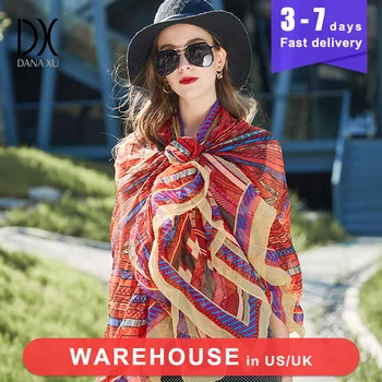 

2019 New Luxury Brand Silk Bandana Beach Blankets Soft Scarf Warm Square Plaid Shawl Womens Scarves Hijab Foulard Women Shawl