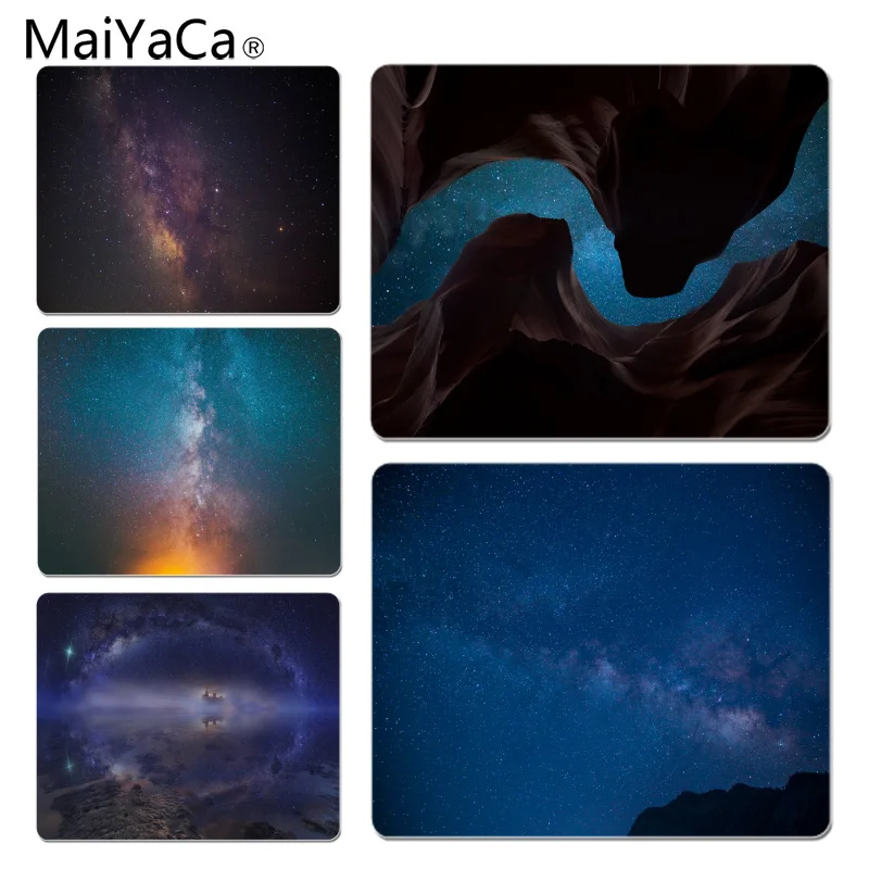 

MaiYaCa New Printed Milky Way Starry Sky Large Mouse pad PC Computer mat Size for 18x22cm 25x29cm Small Mousepad