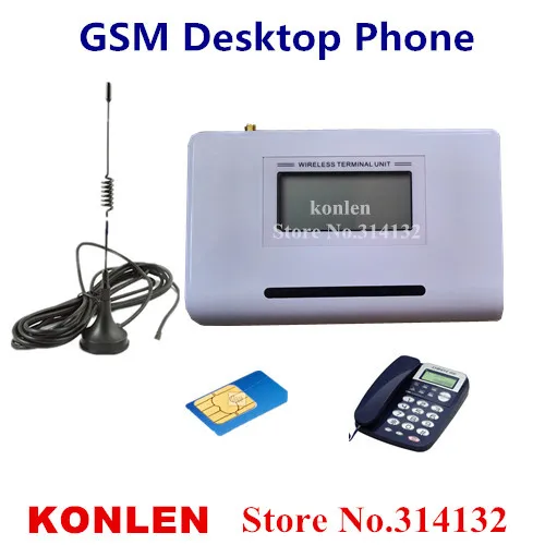 Aliexpress.com : Buy LCD gsm desktop phone fwt fixed SIM