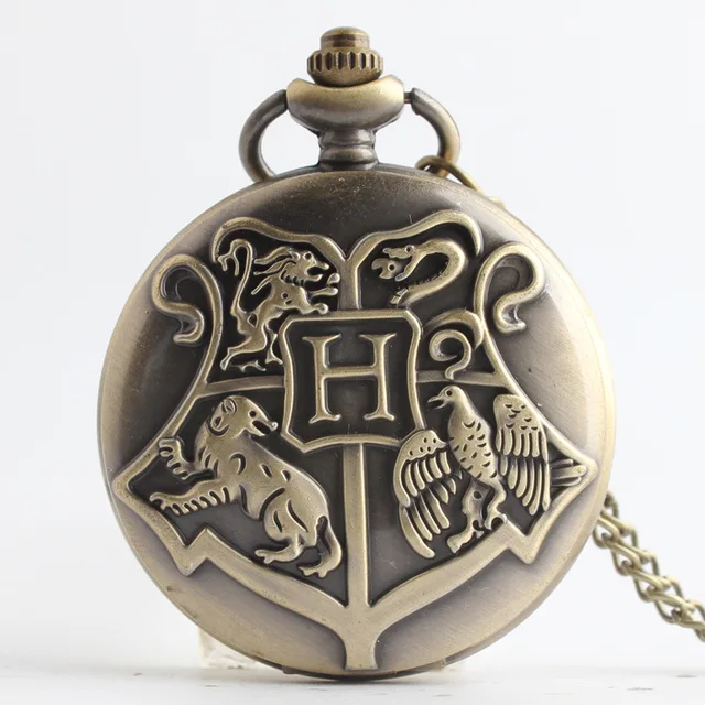 Hogwarts Necklace Pocket Watch Vintage Pocket Watches Men Women Watch Chain Stea Hogwarts Necklace Pocket Watch Vintage Pocket Watches Men Women Watch Chain Stea